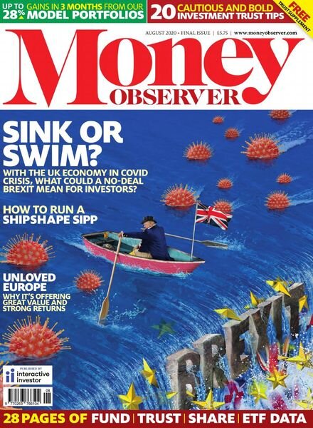 Money Observer – August 2020 Cover