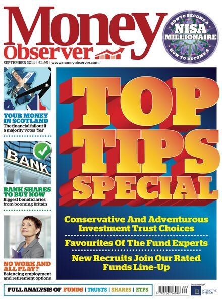 Money Observer – September 2014 Cover