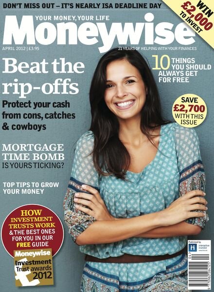 Moneywise – April 2012 Cover