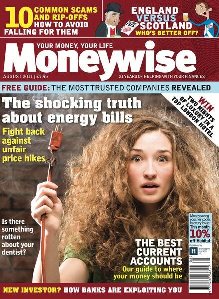 Moneywise – August 2011 Cover