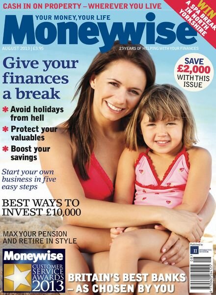 Moneywise – August 2013 Cover
