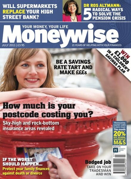 Moneywise – July 2011 Cover
