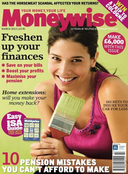Moneywise – March 2013 Cover