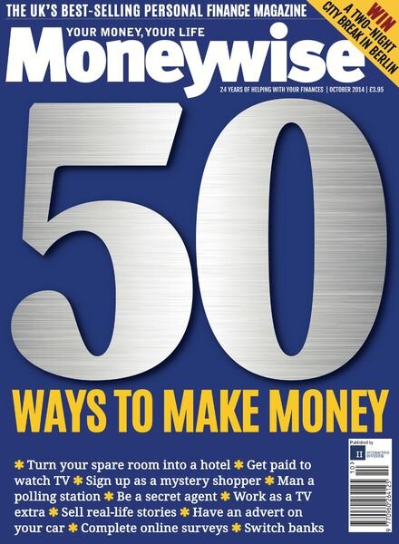 Moneywise – October 2014 Cover