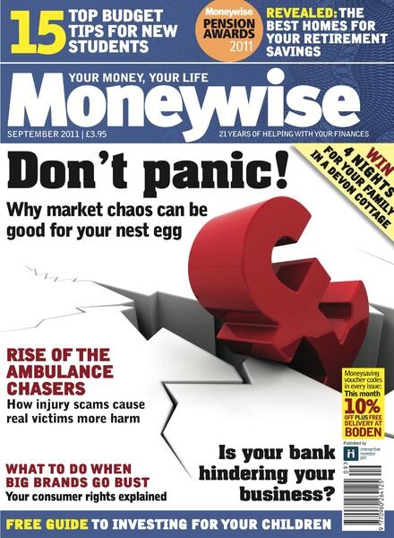 Moneywise – September 2011 Cover
