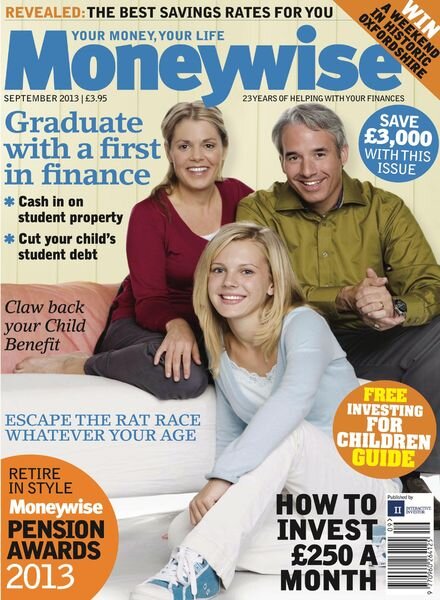 Moneywise – September 2013 Cover
