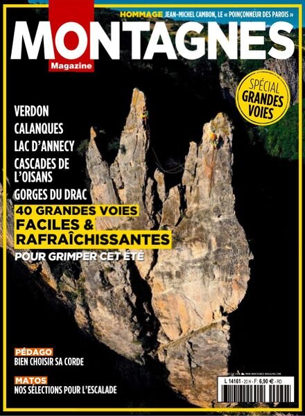 Montagnes Magazine – Aout 2020 Cover