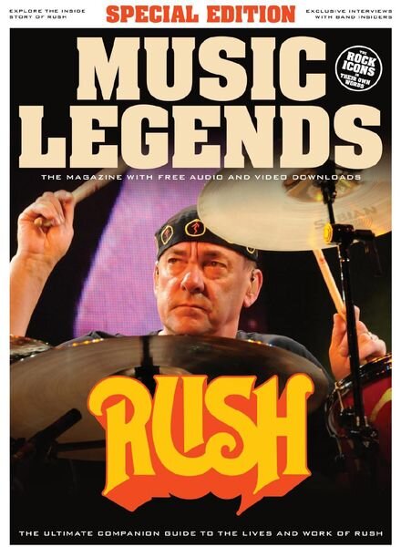 Music Legends – Rush Special Edition 2020 Cover