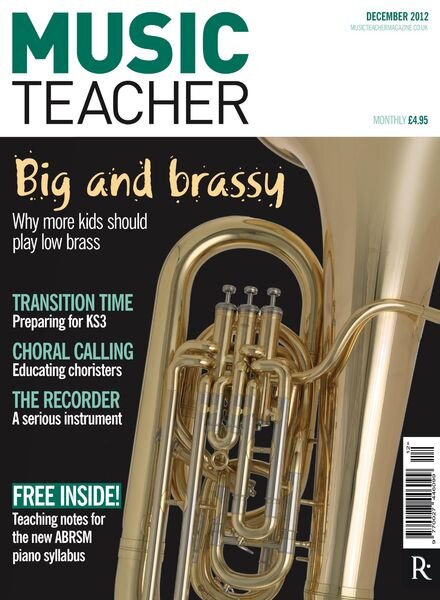 Music Teacher – December 2012 Cover