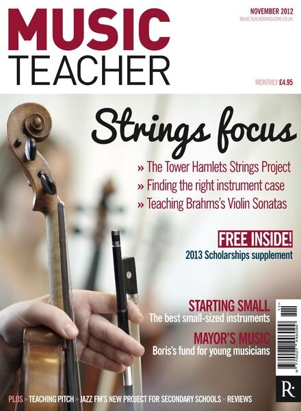 Music Teacher – November 2012 Cover