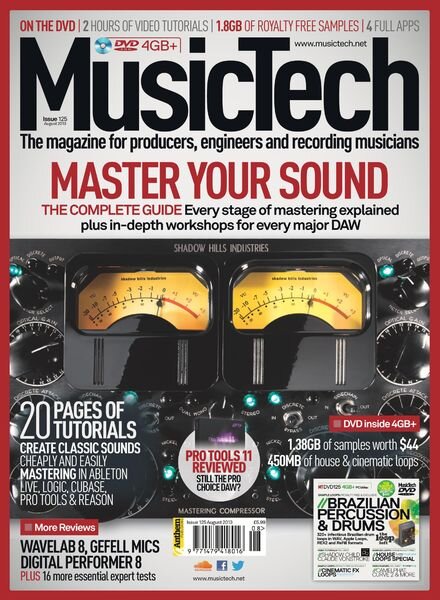 MusicTech – August 2013 Cover
