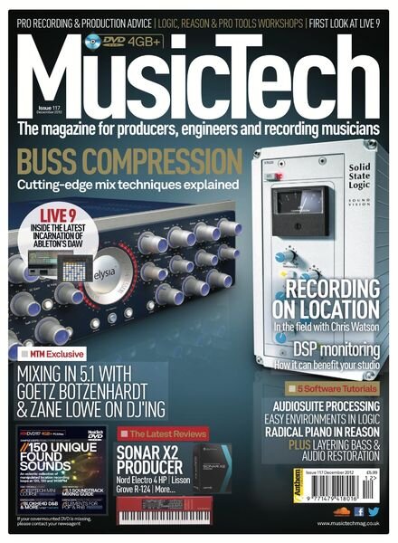 MusicTech – December 2012 Cover