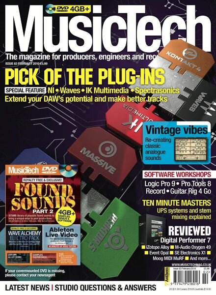MusicTech – February 2010 Cover
