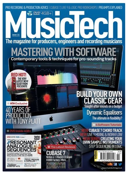 MusicTech – February 2013 Cover