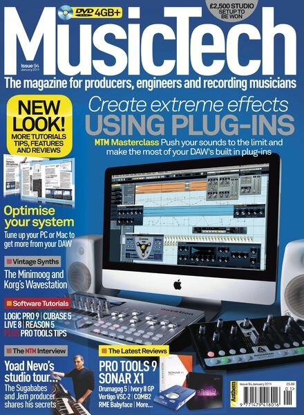MusicTech – January 2011 Cover