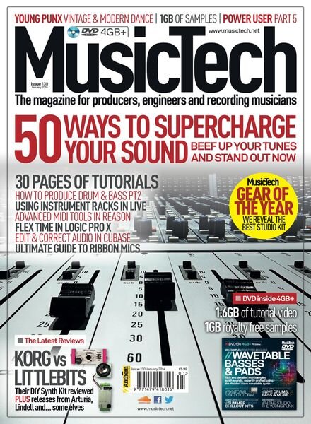 MusicTech – January 2014 Cover