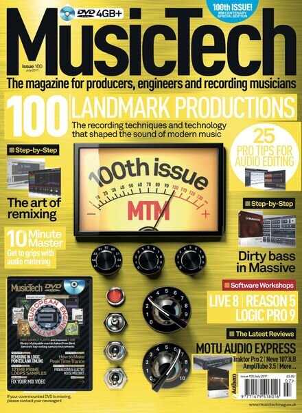 MusicTech – July 2011 Cover