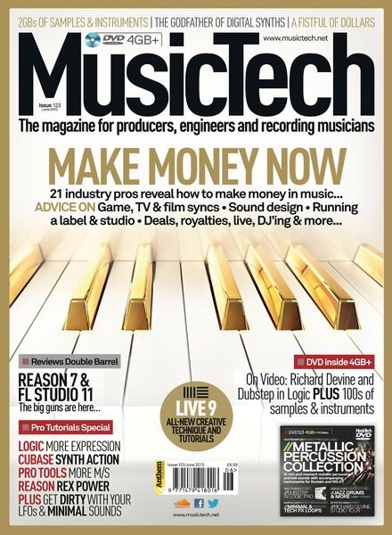 MusicTech – June 2013 Cover
