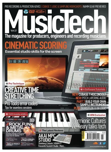 MusicTech – March 2013 Cover