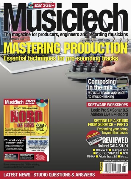 MusicTech – May 2010 Cover
