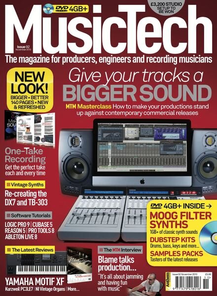 MusicTech – November 2010 Cover