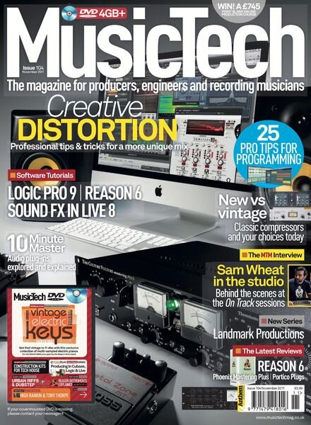 MusicTech – November 2011 Cover