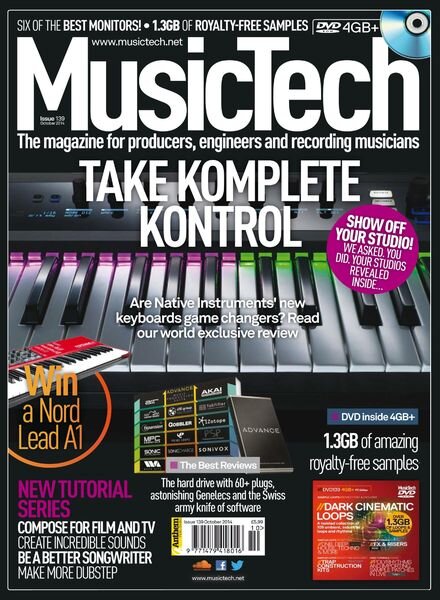 MusicTech – October 2014 Cover