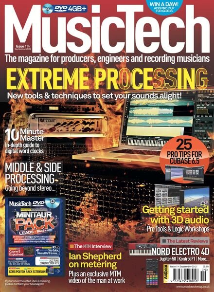 MusicTech – September 2012 Cover