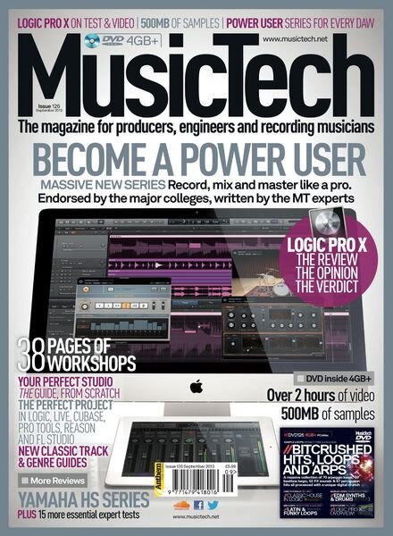 MusicTech – September 2013 Cover
