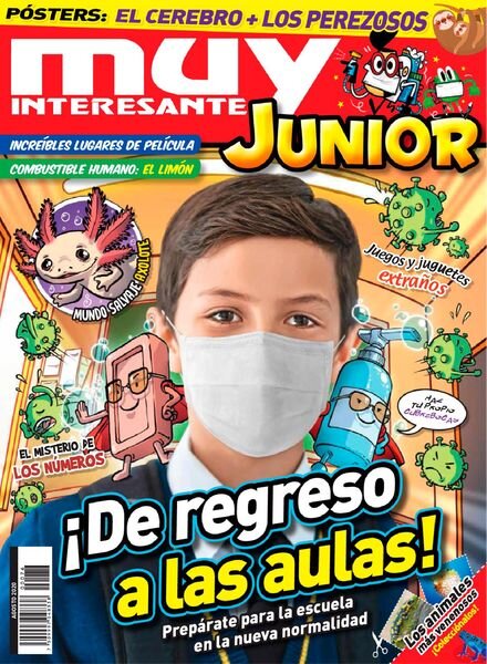 Muy Interesante Junior Mexico – agosto 2020 Cover