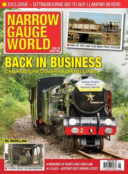 Narrow Gauge World – August 2020 Cover