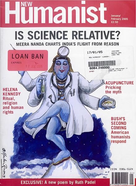 New Humanist – January-February 2005 Cover