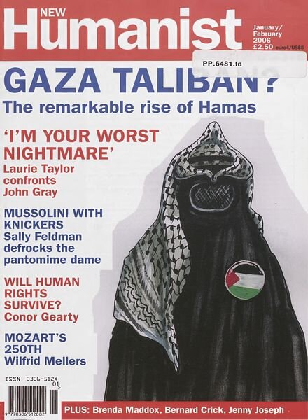 New Humanist – January-February 2006 Cover