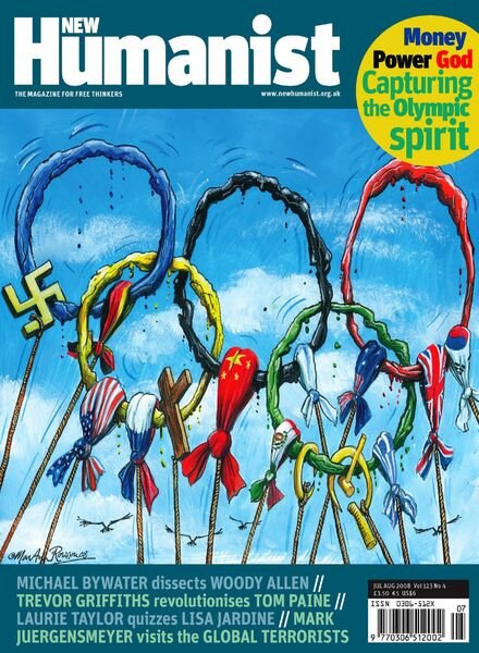New Humanist – July – August 2008 Cover