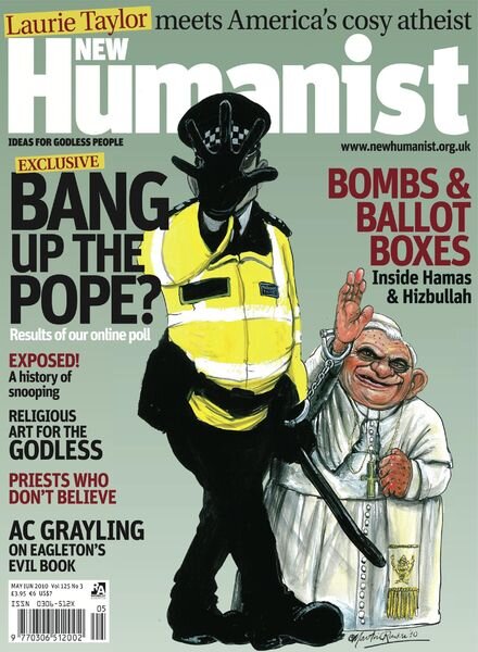 New Humanist – May – June 2010 Cover