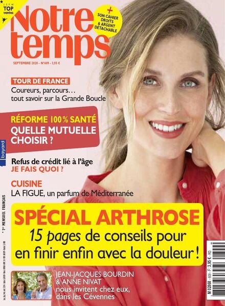 Notre Temps – Septembre 2020 Cover
