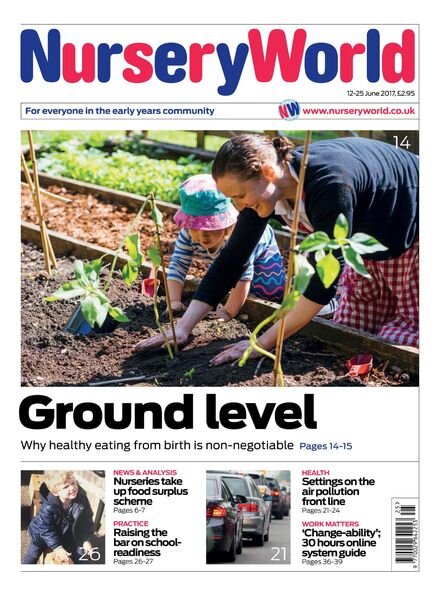 Nursery World – 12 June 2017 Cover