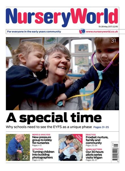 Nursery World – 15 May 2017 Cover