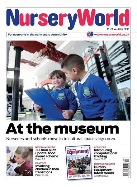 Nursery World – 16 May 2016 Cover