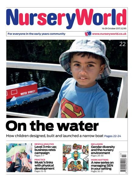 Nursery World – 16 October 2017 Cover