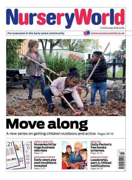 Nursery World – 17 October 2016 Cover