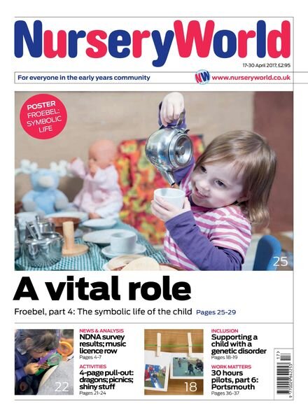 Nursery World – 18 April 2017 Cover