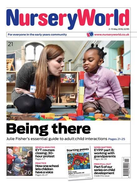 Nursery World – 2 May 2016 Cover
