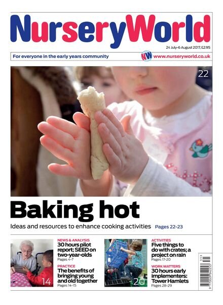 Nursery World – 24 July 2017 Cover