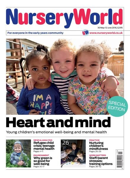 Nursery World – 30 May 2016 Cover