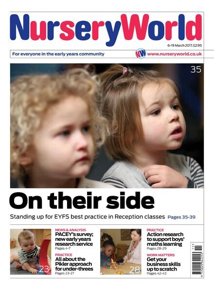 Nursery World – 6 March 2017 Cover