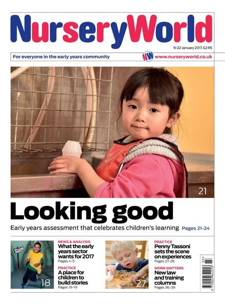 Nursery World – 9 January 2017 Cover