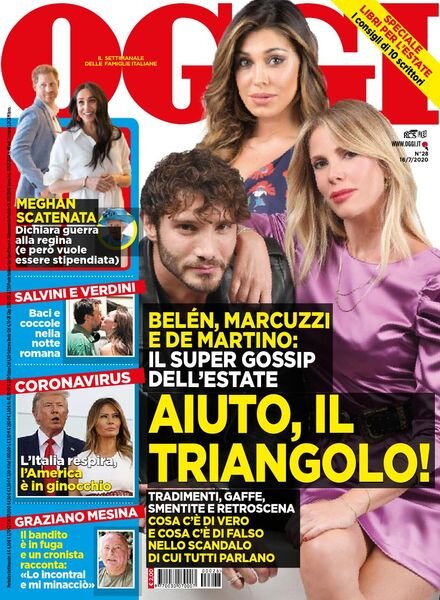 Oggi – 16 luglio 2020 Cover