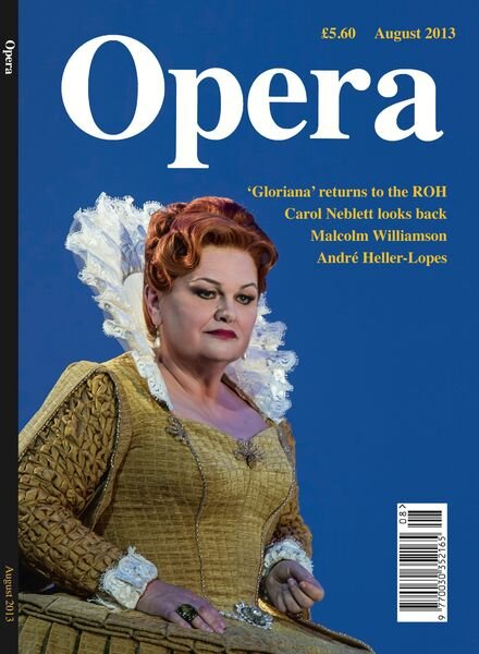 Opera – August 2013 Cover
