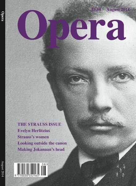 Opera – August 2014 Cover